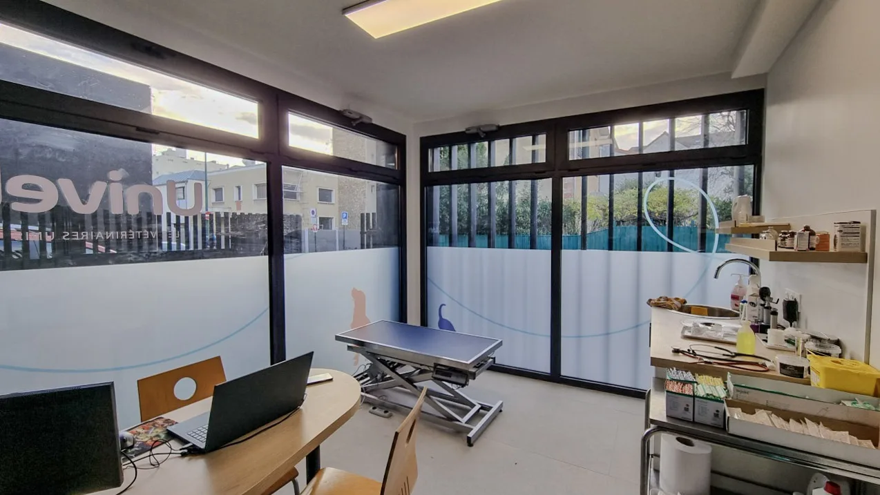 Clinique Vétérinaire Univet Colombes : Aménagement Design+Build par Xiléades, Agence Architecture Paris — vue 3